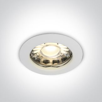 ONE LIGHT 10105X/W Statos wpust z oprawką GU5.3 MR16 50W biały