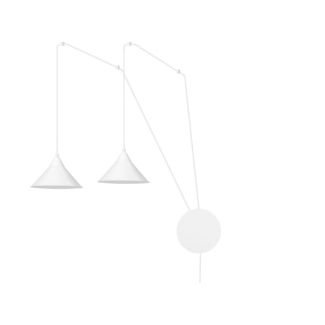 EMIBIG 159/2 ABRAMO 2 WHITE LAMPA WISZĄCA