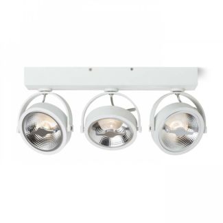 RENDL R12336 KELLY LED III ścienna biała 230V LED 3x12W 24° 3000K