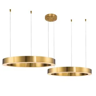 Step into design ST-8848-40+60 brass Lampa wisząca CIRCLE 40+60 LED mosiądz na 1 podsufitce