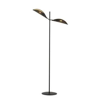 EMIBIG 1158/LP2 LAMPA PODŁOGOWA VENE LP2 BLACK/GOLD