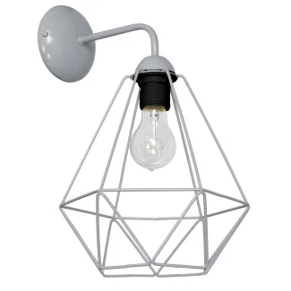 MILAGRO MLP7207 Kinkiet BASKET GRAY 1xE27