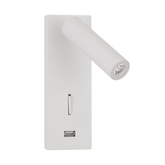 Luces Exclusivas ZARZAL LE42224 LAMPA ŚCIENNA biały