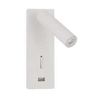 Luces Exclusivas ZARZAL LE42224 LAMPA ŚCIENNA biały