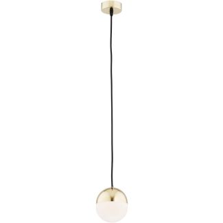ARGON LIVIA 4031 lampa wisząca 1 pł. mniejsza kolor mosiądz