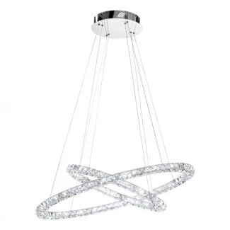 EGLO 93946 LAMPA TONERIA OPRAWA WISZĄCA LED-HL L-900 CHROM/KRISTALLTONERIA