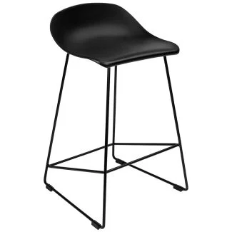 KING HOME PC-148A.76 Krzesło barowe ROLF czarne 76