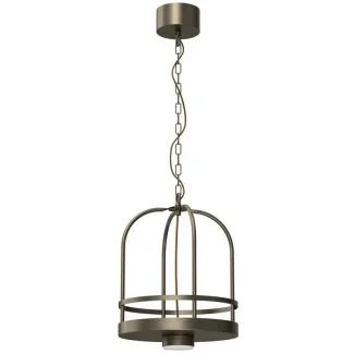 LUMINEX 7141 żyrandol Zona round dia 300 titanium, 1xGX53