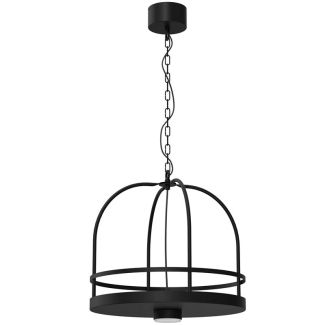LUMINEX 7147 żyrandol Zona round dia 440 black, 1xGX53 (down)
