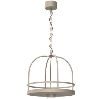 LUMINEX 7150 żyrandol Zona round dia 440 beige, 1xGX53 (down)
