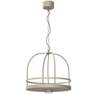 LUMINEX 7150 żyrandol Zona round dia 440 beige, 1xGX53 (down)