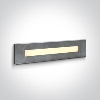 ONE LIGHT 68072C/W Letrina 3 wpust ścienny ze stali nierdzewnej LED 3000K 10W IP65