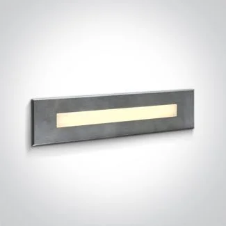 ONE LIGHT 68072C/W Letrina 3 wpust ścienny ze stali nierdzewnej LED 3000K 10W IP65