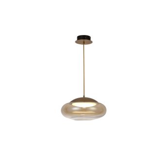 AZZARDO AZ4668 HELENA C DECORATIVE PENDANT BRASS / CHAMPAGNE