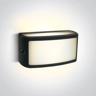 ONE LIGHT 67474A/AN/W Strefi kinkiet antracyt 3000K 10W IP54 AC LED