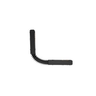 AZZARDO AZ4687 TRACK MAGNETIC FLEX CONNECTOR ELECTRIC BK TECHNICAL ACCESORIES BLACK łącznik do szyny magnetycznej