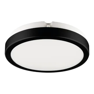 MILAGRO EKP0469 Plafon Vera 12W 4000K Czarny IP65