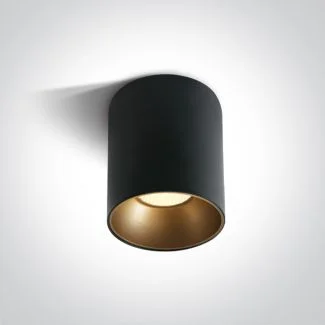 ONE LIGHT 12130Z/B/W Trizin 3 czarny cylinder COB LED 3000K 30W + czarny & mosiężny