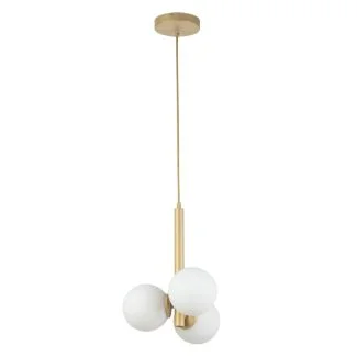 SIGMA 33605 Perla 3 lampa wisząca złoty,biały