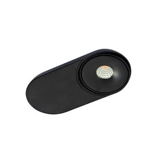 AZZARDO AZ4064 TORONTO 1 BK TECHNICAL EXPOSED DOWNLIGHT BLACK