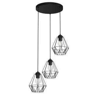 LUMINEX 606 oprawa sufitowa Bergen żyrandol czarny