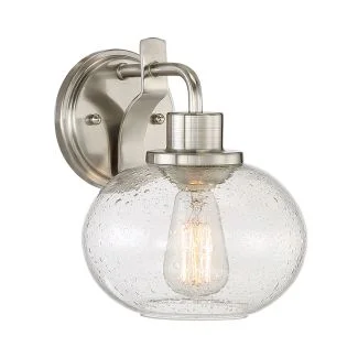 ELSTEAD Trilogy QZ-TRILOGY1-BN 1 Light Wall Light - Brushed Nickel