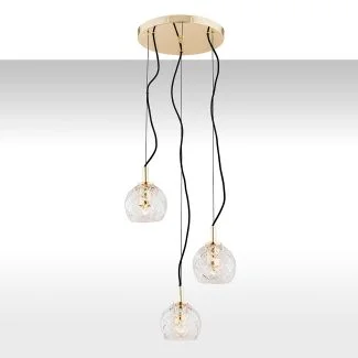 ARGON OVIEDO 1463 lampa wisząca 3 pł. na okrągłej podsufitce