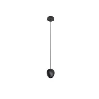 AZZARDO AZ3095 OVUM 1 PENDANT BLACK DECORATIVE LAMP