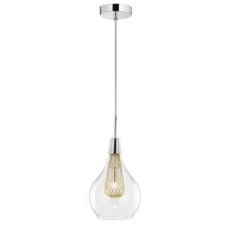 Luces Exclusivas ZARZA LE41843 LAMPA WISZĄCA złoty