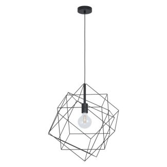 EGLO 43359 LAMPA STRAITON OPRAWA WISZĄCA HL/1 E27 Ø515 SCHWARZ STRAITON