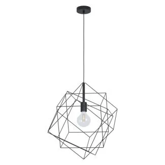 EGLO 43359 LAMPA STRAITON OPRAWA WISZĄCA HL/1 E27 Ø515 SCHWARZ STRAITON