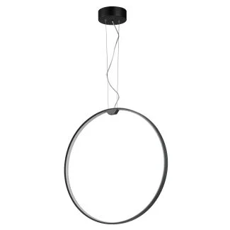 Step into design ST-10453P/D600A black Lampa wisząca ACIRCULO led czarna 60 cm