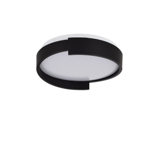 LIGHT PRESTIGE LP-1453/1C-38 BK Plafon Halo 38 cm czarny LED CCT
