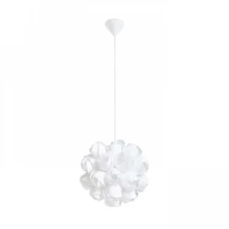 RENDL R12384 COCO wisząca białe PVC 230V E27 28W