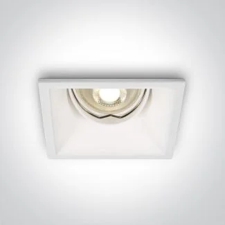 ONE LIGHT 51105TG/W Pella biały wpust z oprawką GU10 MR16 dark light