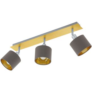 EGLO 97538 BALKEN/3 NICKEL-M/MS/CAPPUCCINOVALBIANO