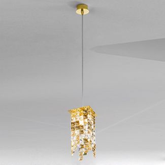 KOLARZ 1314.31MQ.3.KPTGN PRISMA lampa wisząca złoto 24K