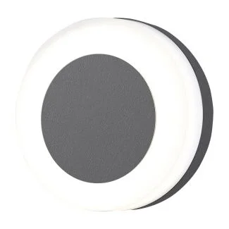 AZZARDO AZ4460 ENOK ROUND WALL 3000K DGR TECHNICAL WALL DARK GREY