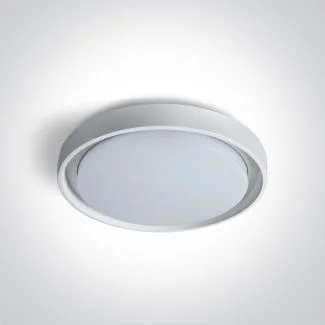 ONE LIGHT 67384/W/W Moulki biały plafon LED 3000K 30W IP54