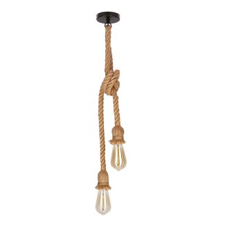 CANDELLUX 32-28747 Videa lampa wisząca czarny+beżowy 2x40W E27