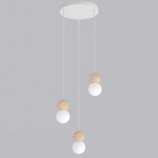 EMIBIG 1674/3 LOOP 3 WHITE LAMPA WISZĄCA