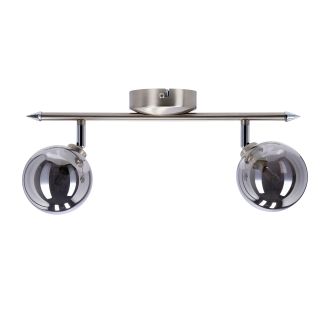 CANDELLUX 92-20970 RODIA LAMPA SUFITOWA LISTWA SATYNOWY 2X40W G9 KLOSZ GRAFITOWY