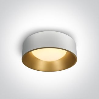ONE LIGHT 67452/W/W Asteri biały plafon LED 3000K 30W IP20