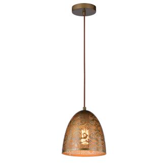 CANDELLUX 31-43306 SFINKS ZWIS 20 STOŻEK 1X60W E27 AŻUROWY PATYNA