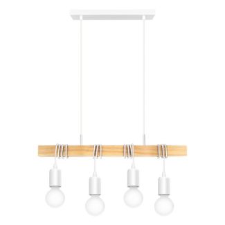 EGLO 33164 LAMPA TOWNSHEND OPRAWA WISZĄCA HL/4 WEISS/EICHE-OPTIK TOWNSHEND