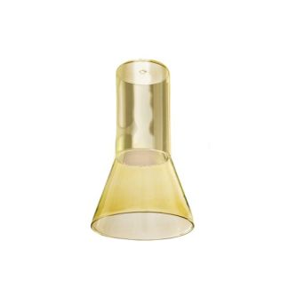 AZZARDO AZ3413 ZIKO GU10 GLASS YELLOW DECORATIVE SHADE YELLOW
