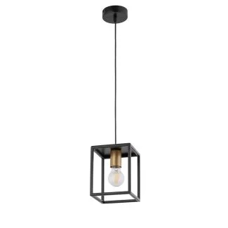 SIGMA 32353 VIGO 1 czarny złoty lampa wisząca