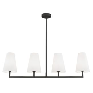 ARGON 1831 SAFIANO lampa wisząca 4 pł. biały, czarny