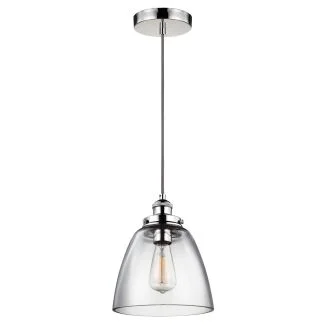 ELSTEAD Baskin FE-BASKIN-P-B-PN 1 Light Pendant - Polished Nickel