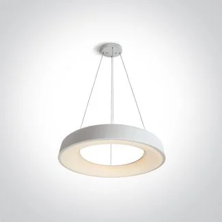 ONE LIGHT 62180NB/W/W Kapsala biała lampa wisząca LED 3000K 80W